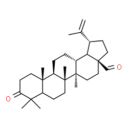 ChemSpider 2D Image | (5xi,18xi)-3-Oxolup-20(29)-en-28-al | C30H46O2