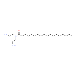 ChemSpider 2D Image | N,N-Bis(2-aminoethyl)octadecanamide | C22H47N3O