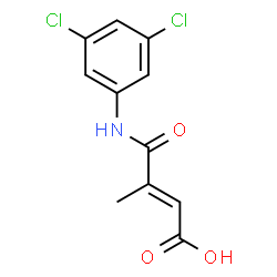 ChemSpider 2D Image | (2E)-4-[(3,5-Dichlorophenyl)amino]-3-methyl-4-oxo-2-butenoic acid | C11H9Cl2NO3