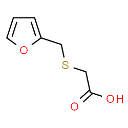 ChemSpider 2D Image | [(2-Furylmethyl)sulfanyl]acetic acid | C7H8O3S