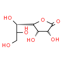 ChemSpider 2D Image | (3S,4R,5R)-3,4-Dihydroxy-5-[(1S)-1,2,3-trihydroxypropyl]dihydro-2(3H)-furanone | C7H12O7