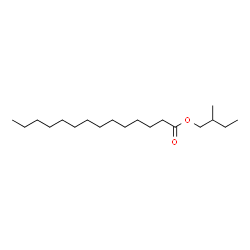 ChemSpider 2D Image | 2-Methylbutyl myristate | C19H38O2