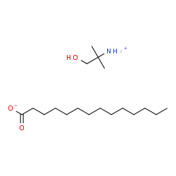 ChemSpider 2D Image | 1-Hydroxy-2-methyl-2-propanaminium myristate | C18H39NO3