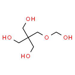 ChemSpider 2D Image | 2-((Hydroxymethoxy)methyl)-2-(hydroxymethyl)propane-1,3-diol | C6H14O5