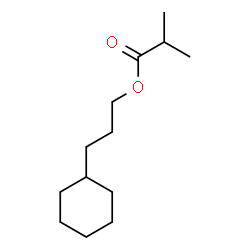 ChemSpider 2D Image | 3-Cyclohexylpropyl 2-methylpropanoate | C13H24O2