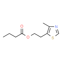 ChemSpider 2D Image | 2-(4-Methylthiazol-5-yl)ethyl butyrate | C10H15NO2S