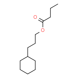 ChemSpider 2D Image | 3-Cyclohexylpropyl butyrate | C13H24O2