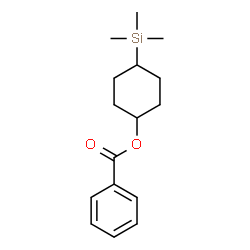 ChemSpider 2D Image | 4-(Trimethylsilyl)cyclohexyl benzoate | C16H24O2Si