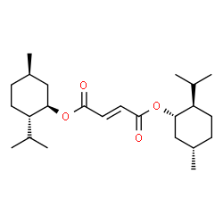 ChemSpider 2D Image | (1R,2S,5R)-2-Isopropyl-5-methylcyclohexyl (1S,2R,5S)-2-isopropyl-5-methylcyclohexyl (2E)-2-butenedioate | C24H40O4