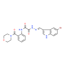 ChemSpider 2D Image | MFCD03092146 | C22H20BrN5O4