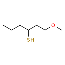 ChemSpider 2D Image | 1-Methoxy-3-hexanethiol | C7H16OS