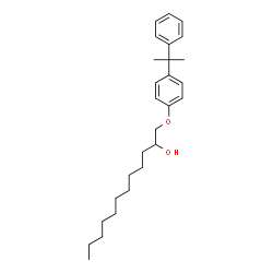 ChemSpider 2D Image | 1-[4-(2-Phenyl-2-propanyl)phenoxy]-2-dodecanol | C27H40O2