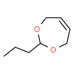 ChemSpider 2D Image | 2-Propyl-4,7-dihydro-1,3-dioxepine | C8H14O2