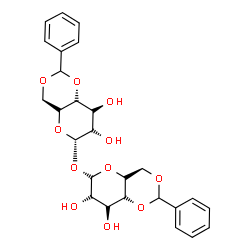 ChemSpider 2D Image | 4,6-O-Benzylidene-beta-D-glucopyranosyl 4,6-O-benzylidene-alpha-D-glucopyranoside | C26H30O11