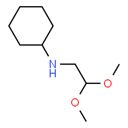 ChemSpider 2D Image | N-(2,2-Dimethoxyethyl)cyclohexanamine | C10H21NO2
