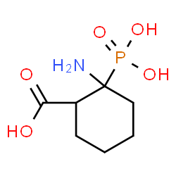 ChemSpider 2D Image | 2-Amino-2-phosphonocyclohexanecarboxylic acid | C7H14NO5P