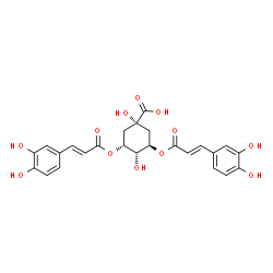 ChemSpider 2D Image | 3,5-O-dicaffeoylquinic acid | C25H24O12
