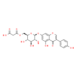 ChemSpider 2D Image | malonylgenistin | C24H22O13