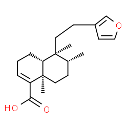 ChemSpider 2D Image | (-)-Hardwickic acid | C20H28O3