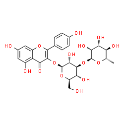 ChemSpider 2D Image | Kaempferol-3-Glucoside-3''-Rhamnoside | C27H30O15
