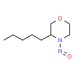 ChemSpider 2D Image | 4-Nitroso-3-pentylmorpholine | C9H18N2O2