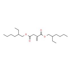 ChemSpider 2D Image | Bis(2-ethylhexyl) methylenesuccinate | C21H38O4