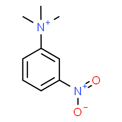 ChemSpider 2D Image | N,N,N-Trimethyl-3-nitroanilinium | C9H13N2O2