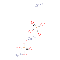 ChemSpider 2D Image | Zinc phosphate | O8P2Zn3