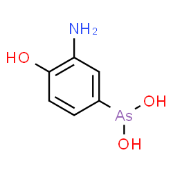 ChemSpider 2D Image | 3-Amino-4-hydroxybenzenearsonous acid | C6H8AsNO3