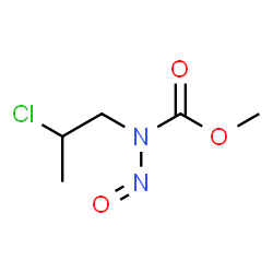 ChemSpider 2D Image | Methyl (2-chloropropyl)nitrosocarbamate | C5H9ClN2O3