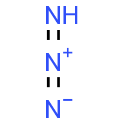 ChemSpider 2D Image | Hydrazoic acid | HN3