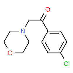 ChemSpider 2D Image | 1-(4-Chlorophenyl)-2-morpholinoethanone | C12H14ClNO2