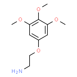 ChemSpider 2D Image | 2-(3,4,5-Trimethoxyphenoxy)ethanamine | C11H17NO4
