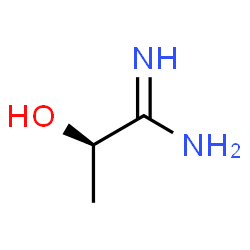ChemSpider 2D Image | (2R)-2-Hydroxypropanimidamide | C3H8N2O