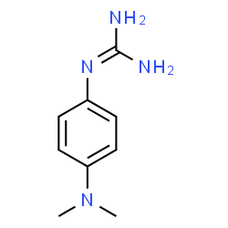 ChemSpider 2D Image | 2-[4-(Dimethylamino)phenyl]guanidine | C9H14N4