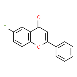 ChemSpider 2D Image | 6-FLUOROFLAVONE | C15H9FO2