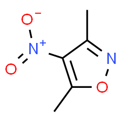 ChemSpider 2D Image | 3,5-Dimethyl-4-Nitroisoxazole | C5H6N2O3