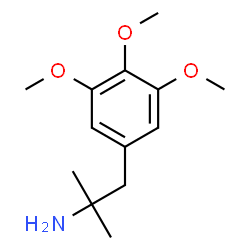 ChemSpider 2D Image | 2-Methyl-1-(3,4,5-trimethoxyphenyl)-2-propanamine | C13H21NO3