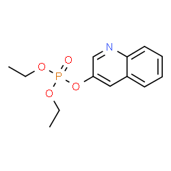ChemSpider 2D Image | Diethyl 3-quinolinyl phosphate | C13H16NO4P