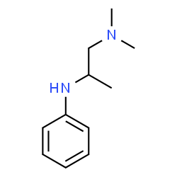 ChemSpider 2D Image | N,N-Dimethyl-N'-phenyl-1,2-propanediamine | C11H18N2