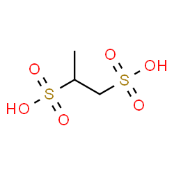 ChemSpider 2D Image | 1,2-Propanedisulfonic acid | C3H8O6S2