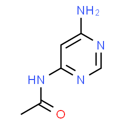 ChemSpider 2D Image | N-(6-Amino-4-pyrimidinyl)acetamide | C6H8N4O