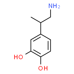 ChemSpider 2D Image | 4-(1-Amino-2-propanyl)-1,2-benzenediol | C9H13NO2