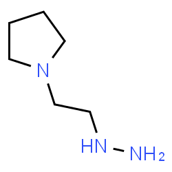 ChemSpider 2D Image | 1-(2-Hydrazinoethyl)pyrrolidine | C6H15N3