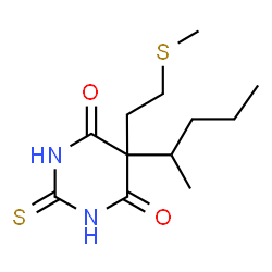 ChemSpider 2D Image | methitural | C12H20N2O2S2