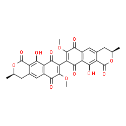 ChemSpider 2D Image | xanthomegnin | C30H22O12
