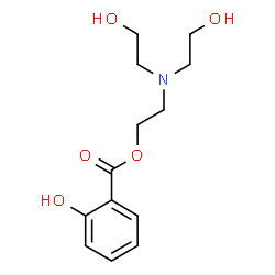 ChemSpider 2D Image | TROLAMINE SALICYLATE MONOESTER | C13H19NO5