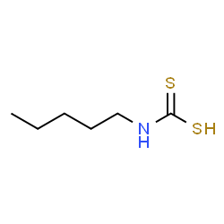 ChemSpider 2D Image | Pentylcarbamodithioic acid | C6H13NS2