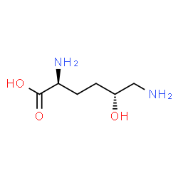 ChemSpider 2D Image | Hydroxylysine | C6H14N2O3