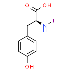 ChemSpider 2D Image | Monoiodotyrosine | C9H10INO3